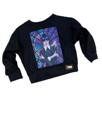 Mikina Bomber Wednesday - černá