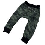 Střední zateplené tepláky - army (nové)