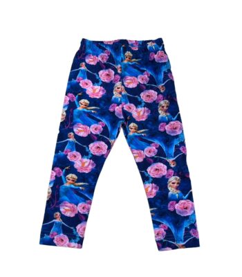 Modré legíny FROZEN roses