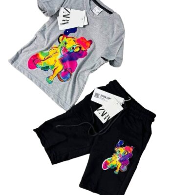 Sada Lví král - černá a šedá