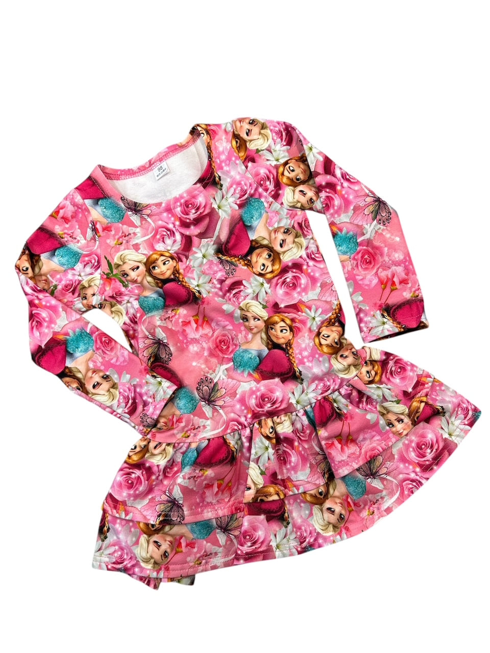 IMG_6868 Bavlněné šaty Frozen 5 (nové) - Obrázek 1