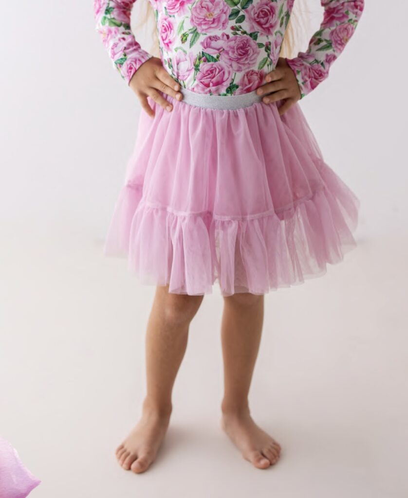 Tylová sukně - růžová