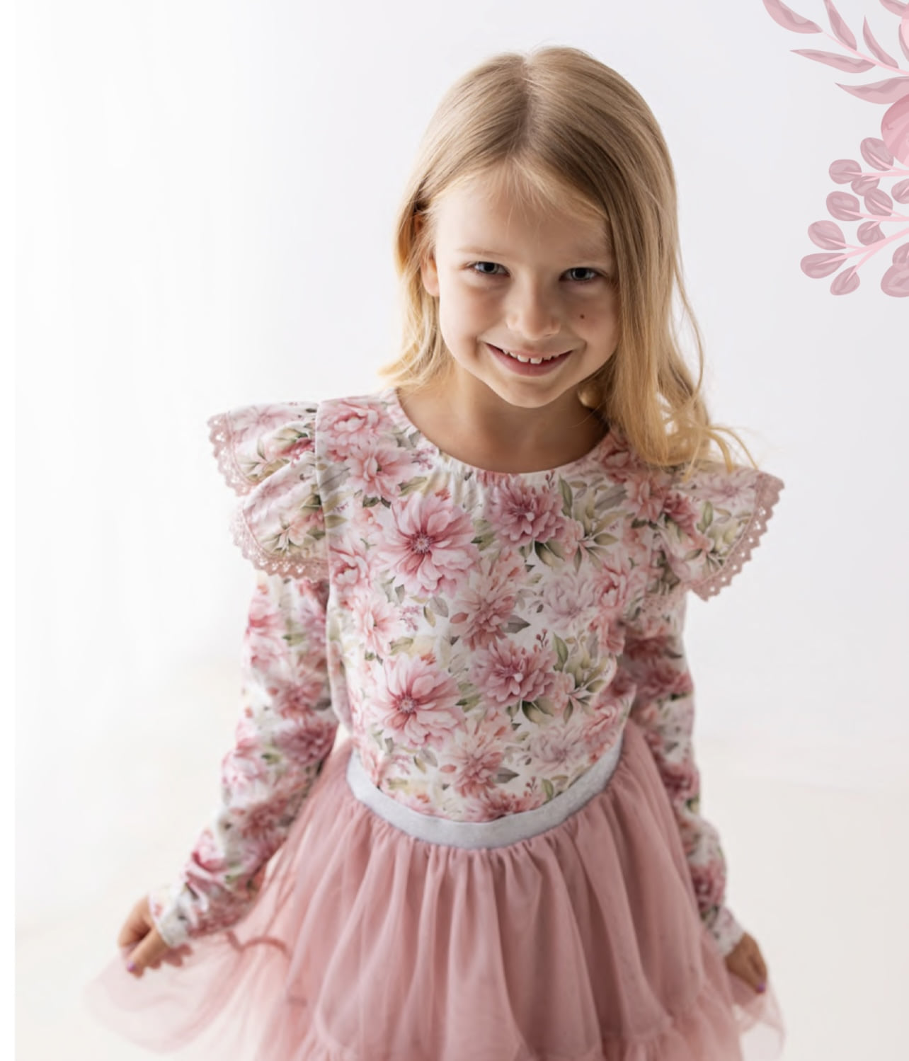 Snímek obrazovky Tričko s volánky a krajkou Eliska 2