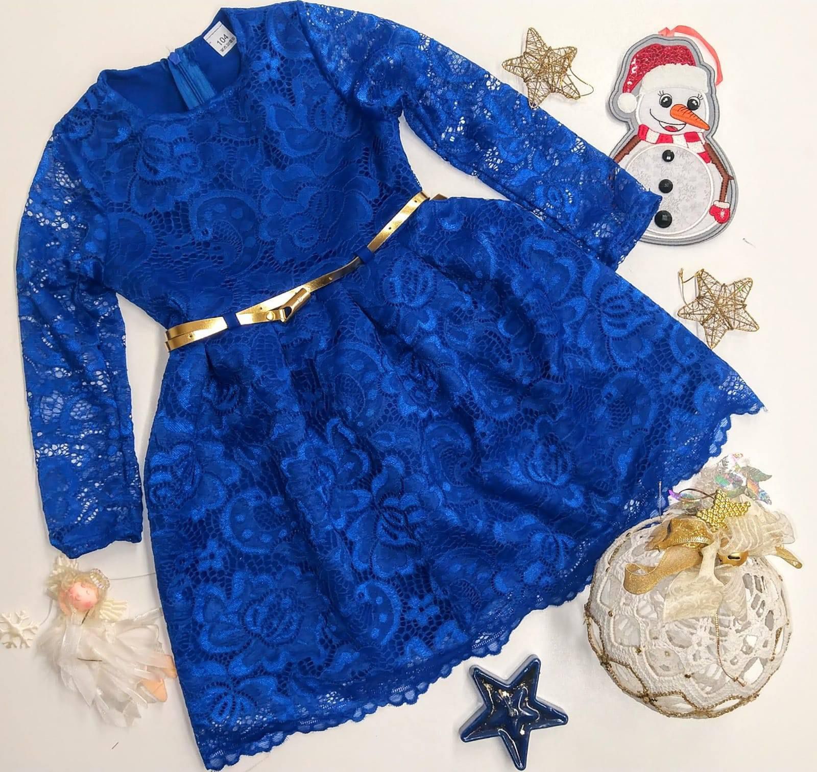 bbd6def7-e6fe-40e6-a168-382402efb237 Krajkové šaty s páskem Natália - modré