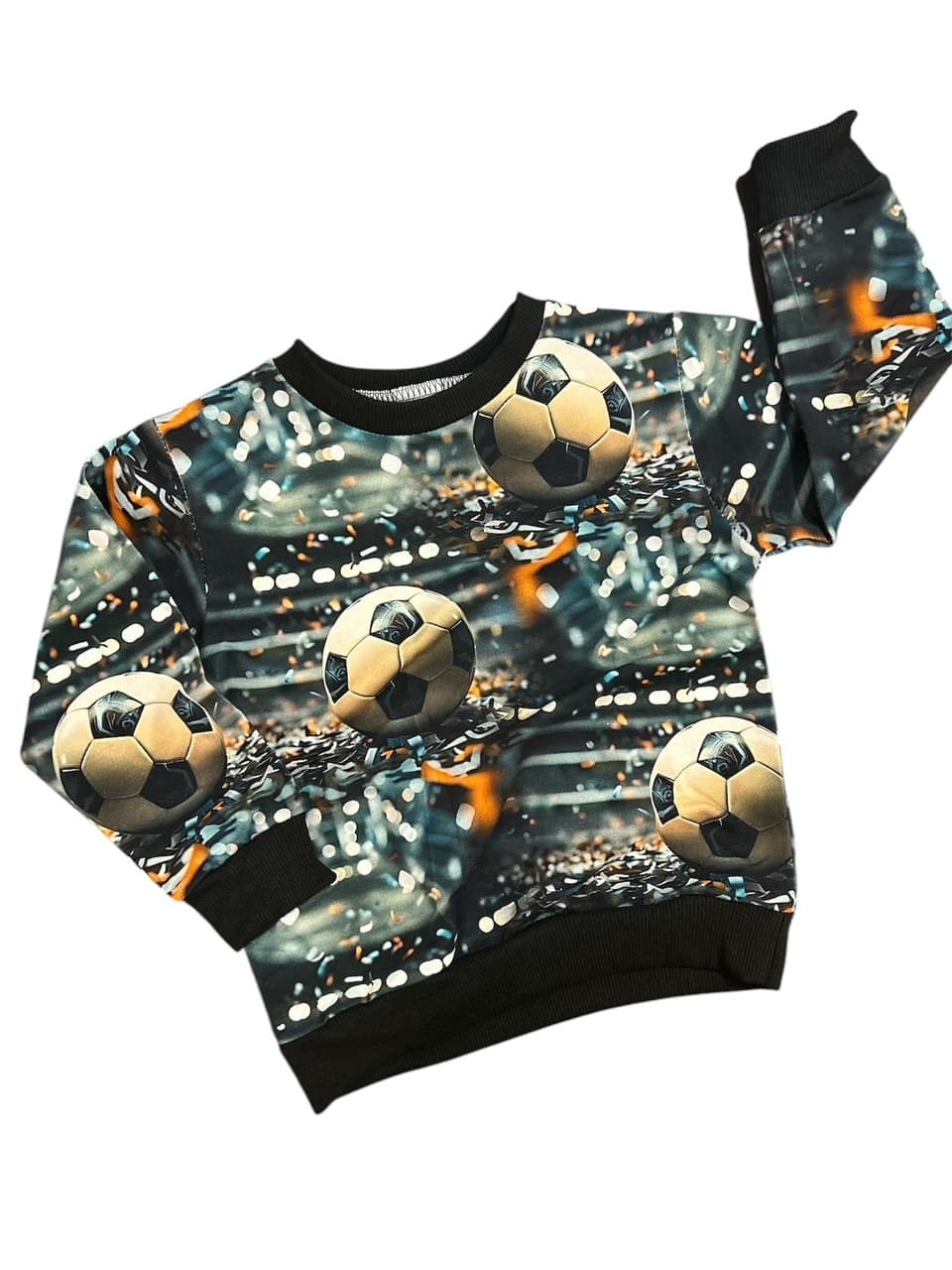 Mikina futbal ball Bomberová tepláková mikina Futbal ball #new25 – Obrázok 1