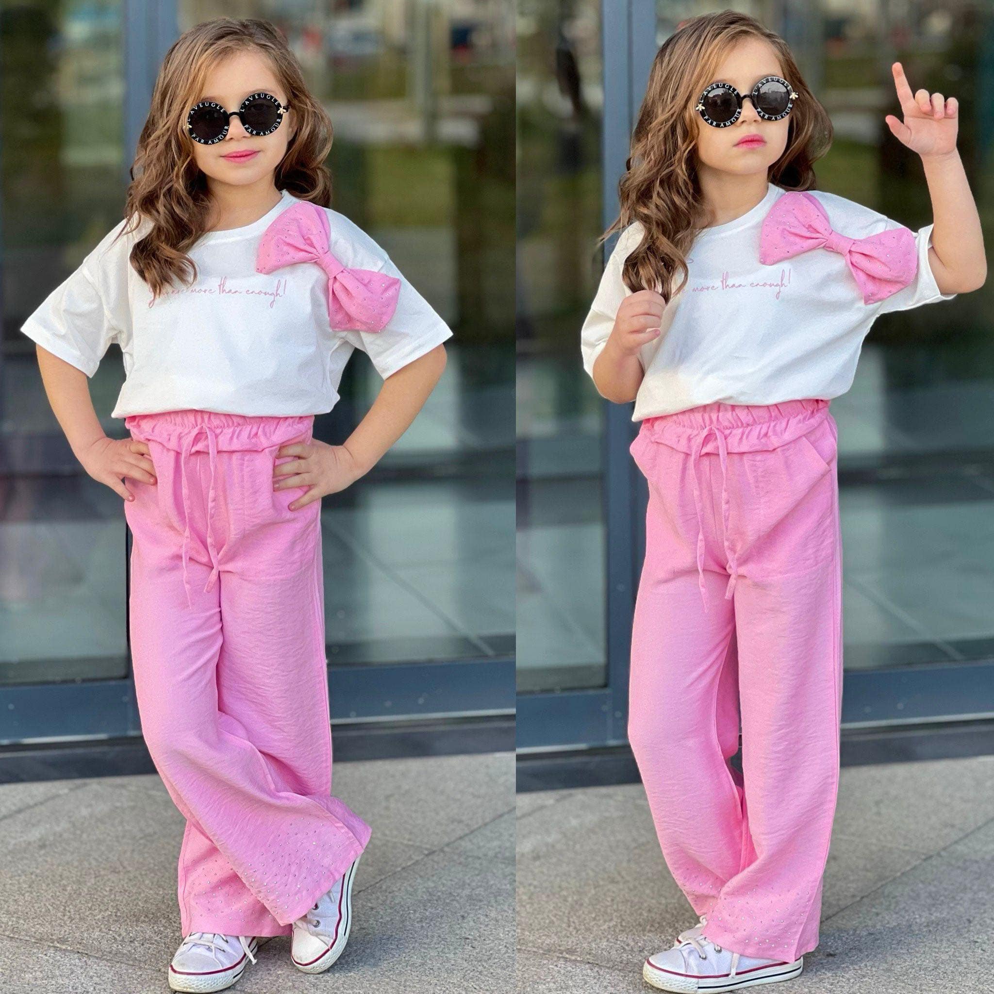 letní sada luků v prášku Letní bavlněný set You Are #new25 - pudr - Obrázek 1