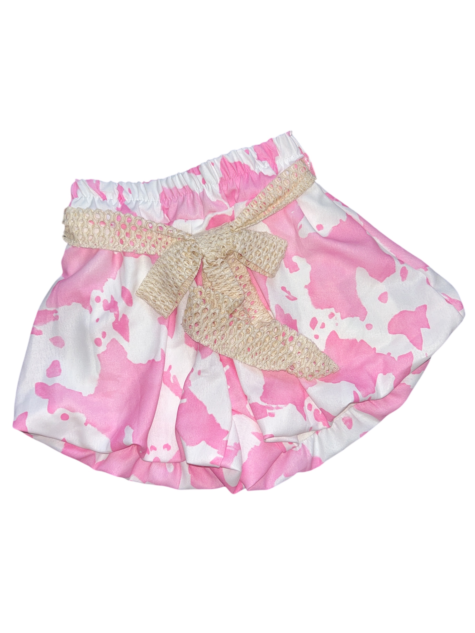 Letné ľahké kraťasy s opaskom Letní nohavice s opaskem Lila #new25 – černe - Obrázek 1