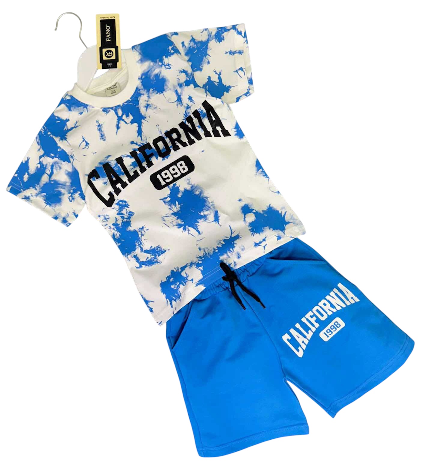 Letný bavlnený komplet DREAMER#new25 - MODRY (2) CHANGES #new25 letní bavlněný komplet - hnědý - Obrázek 1