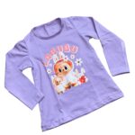 Bavlnený nátelník LABUBU jesen25 - fialový