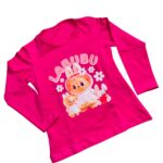 Bavlnený nátelník LABUBU jesen25 - ružový