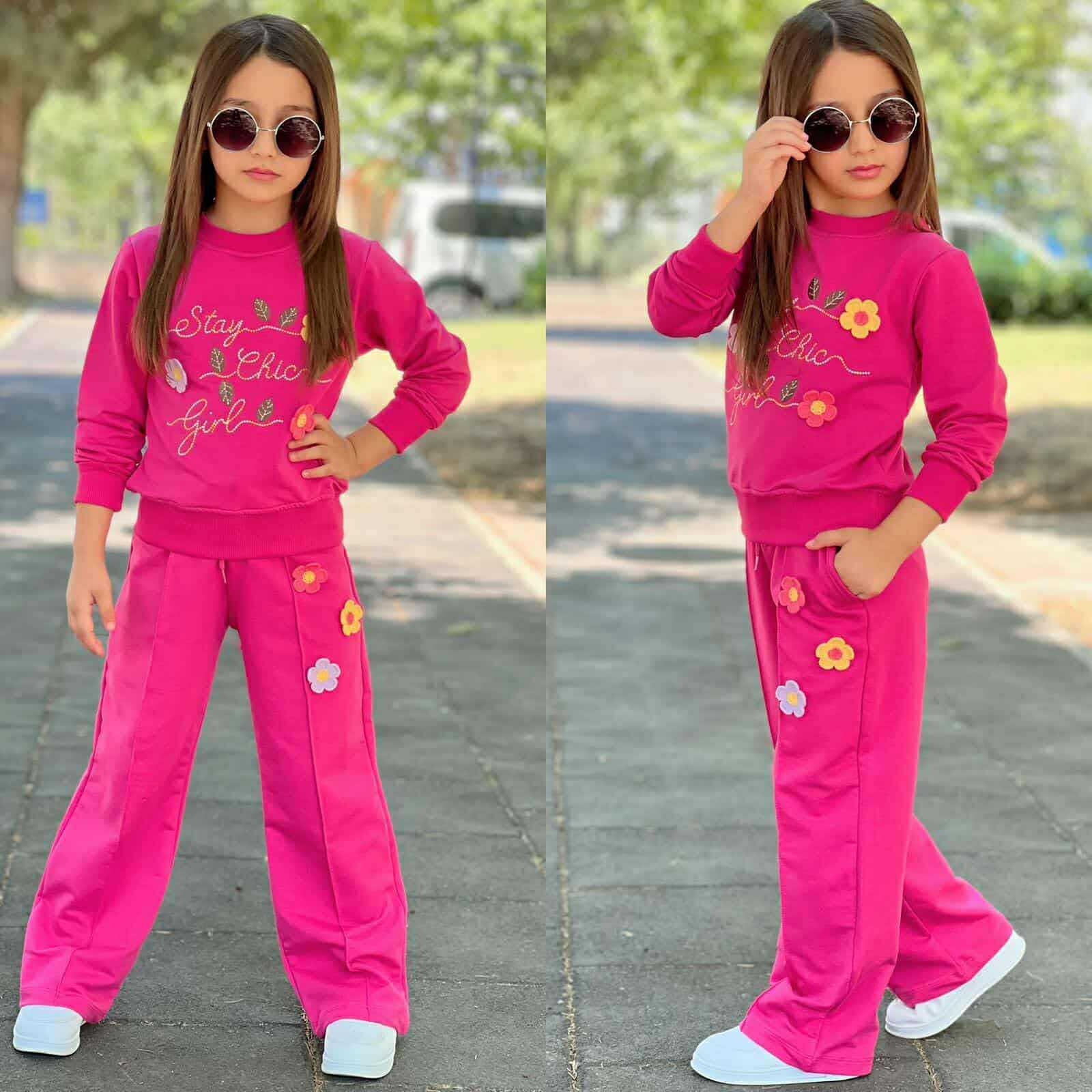 Bavlnený teplákový komplet STAY SHIC GIRL #new25 - ružový Letní bavlněné tepláky SECRET #new25 - černé (Kópia) (Kópia) (Kópia) - Obrázek 1