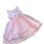 Elegantné šaty Glass Girl - pudrové