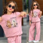 Tepláková bavlnená souprava Heard love #new25 - fialová (Kópia) (Kópia)