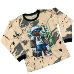 Bavlnený nátelník MINECRAFT - bežový