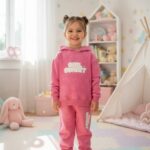 Teplákový JEANS BATIK komplet GIRL SWEET - ružový