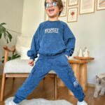 Teplákový komplet BATIK RESPECT - modrý