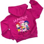 Bomberová bavlnená mikina HUNTR/X - ružová