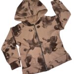 Zateplená mikina s kapucňou denis MIMI jesen25 - hnedá