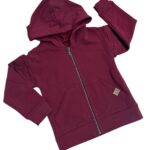 Zateplená mikina s kapucňou MIMI jesen25 - bordová