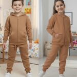 Zateplená tepláková súprava BASIC jesen25 - karamelová