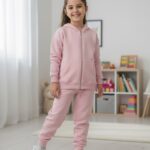 Zateplená tepláková súprava BASIC jesen25 - pudrová