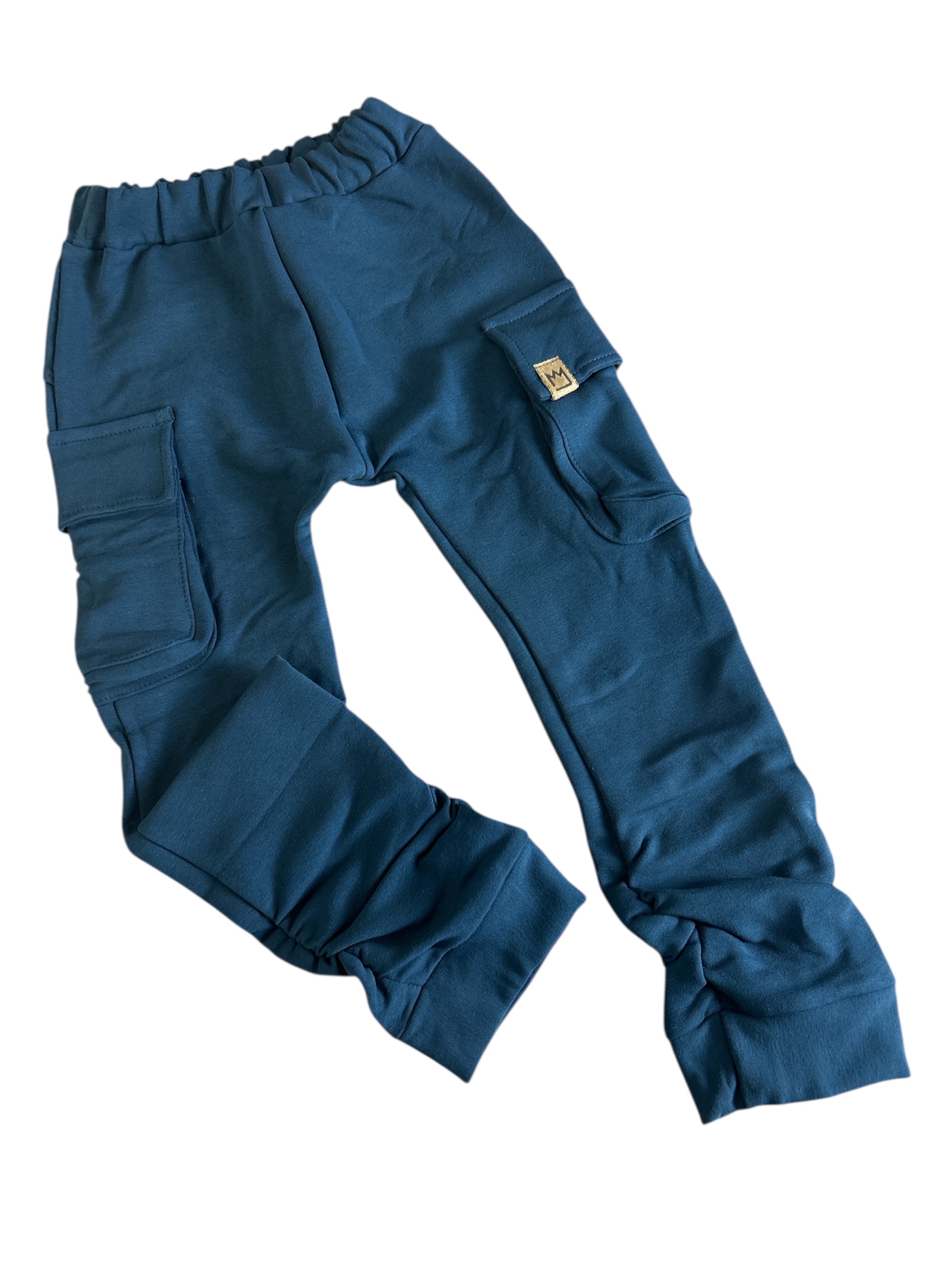 Zateplené tepláky CARGO MIMI jesen25 - petrolej