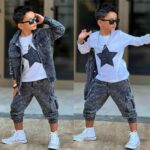 Bavlnený trojkomplet z hrubšej bavlny STAR jesen25 - čierny