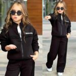 Zateplený 3-komplet SATURDAY jesen25 - čierny