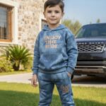 Zateplený komplet ENJOY jesen25 - modrá