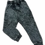 Bavlnené tepláky JEANS - čierne