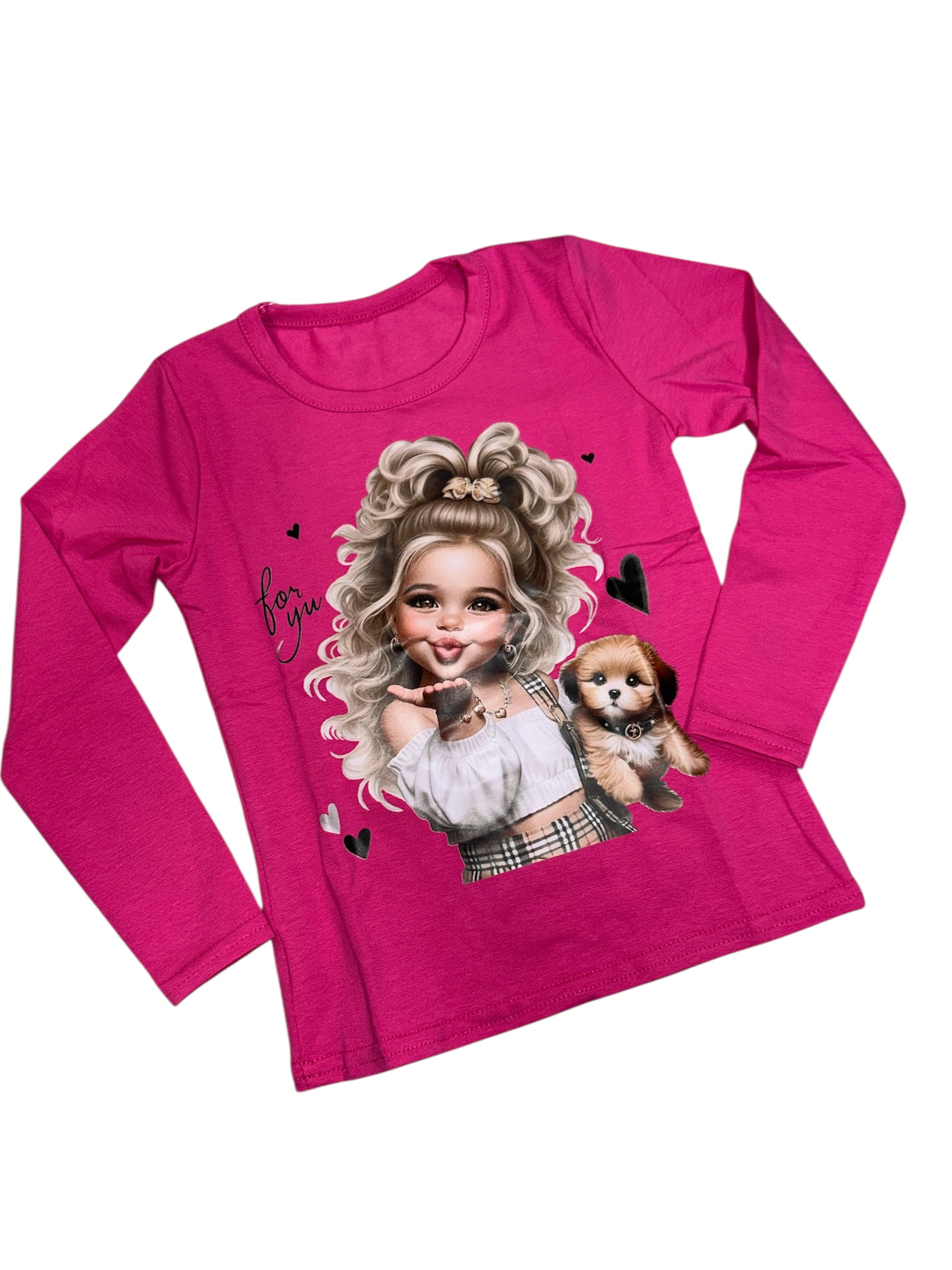 Bavlnený nátelník FOR YOU - ružový