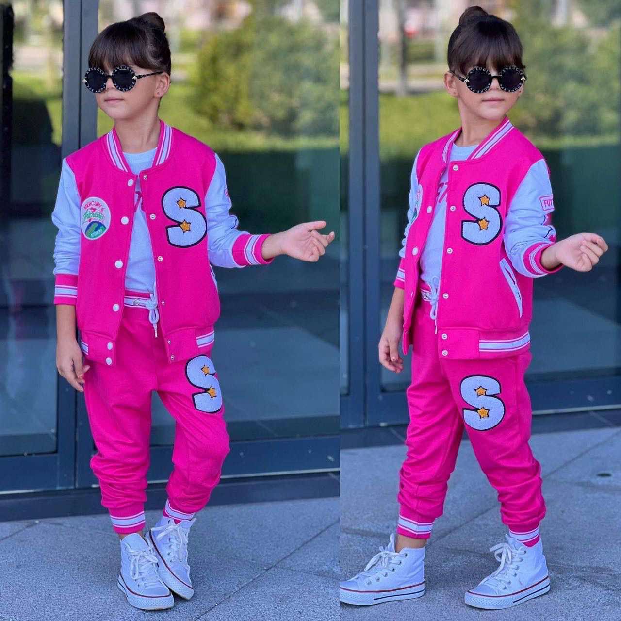 Bavlnený trojkomplet MERCURY- ružová Bavlnený trojkomplet MERCURY- ružová