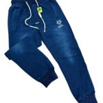 Thermo rifľove tepláky - modré