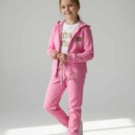 Bavlnený trojkomplet MIN MIN - ružový