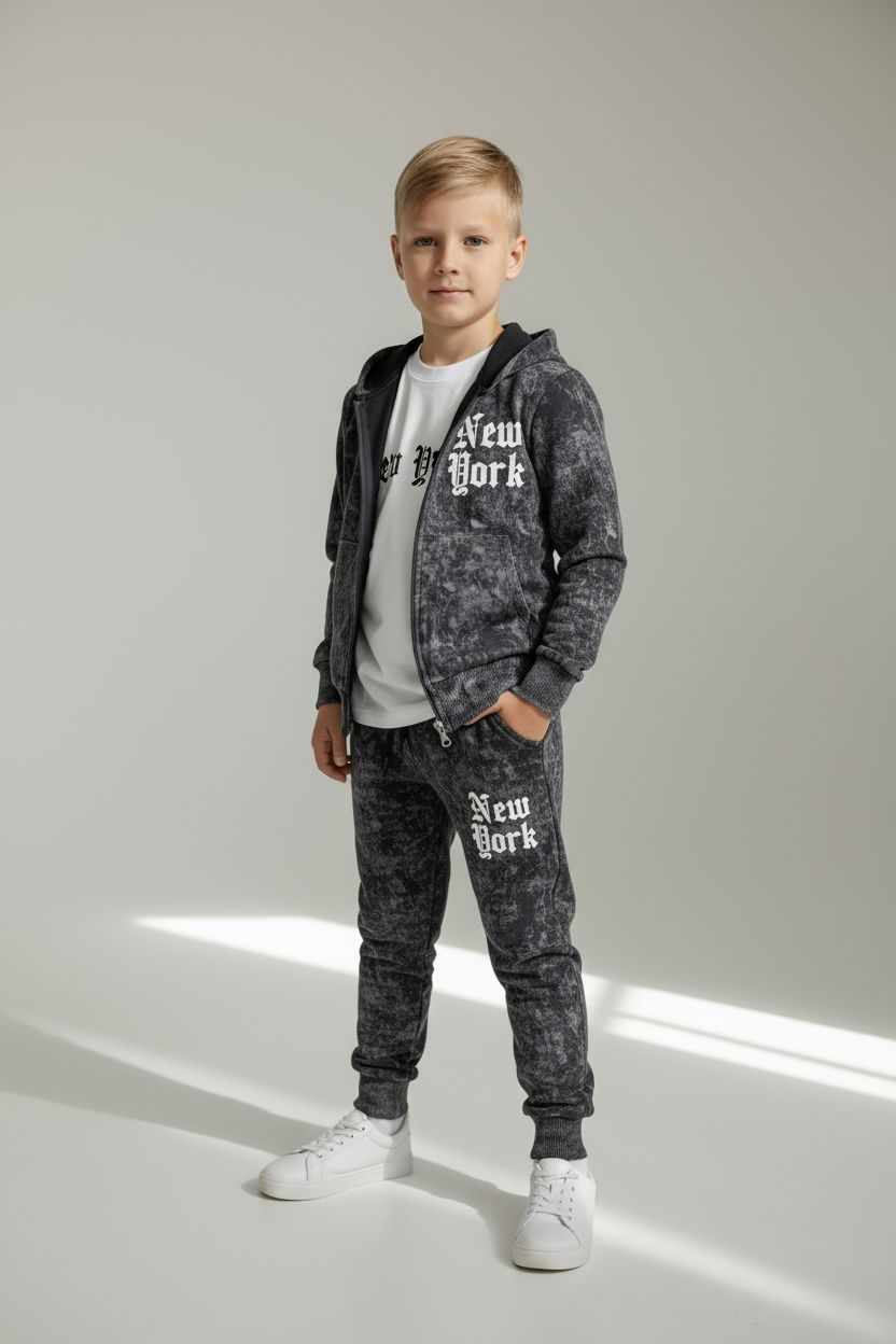 Tepláková bavlnená batik 3-komplet NY