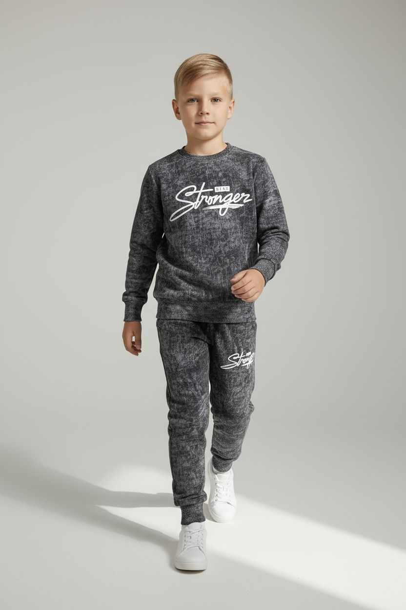 Tepláková bavlnená batik súprava STRONGER