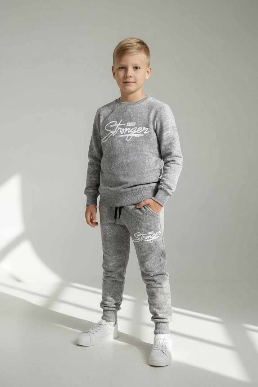 Tepláková bavlnená batik súprava STRONGER