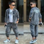 Teplákový batik 3-komplet FEARLESS – čierny