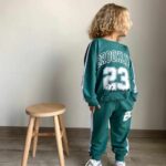 Teplákový bavlnený komplet BROOKLYN - zelený