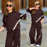 Tepláková súprava THINK HAPPY - čokoládový